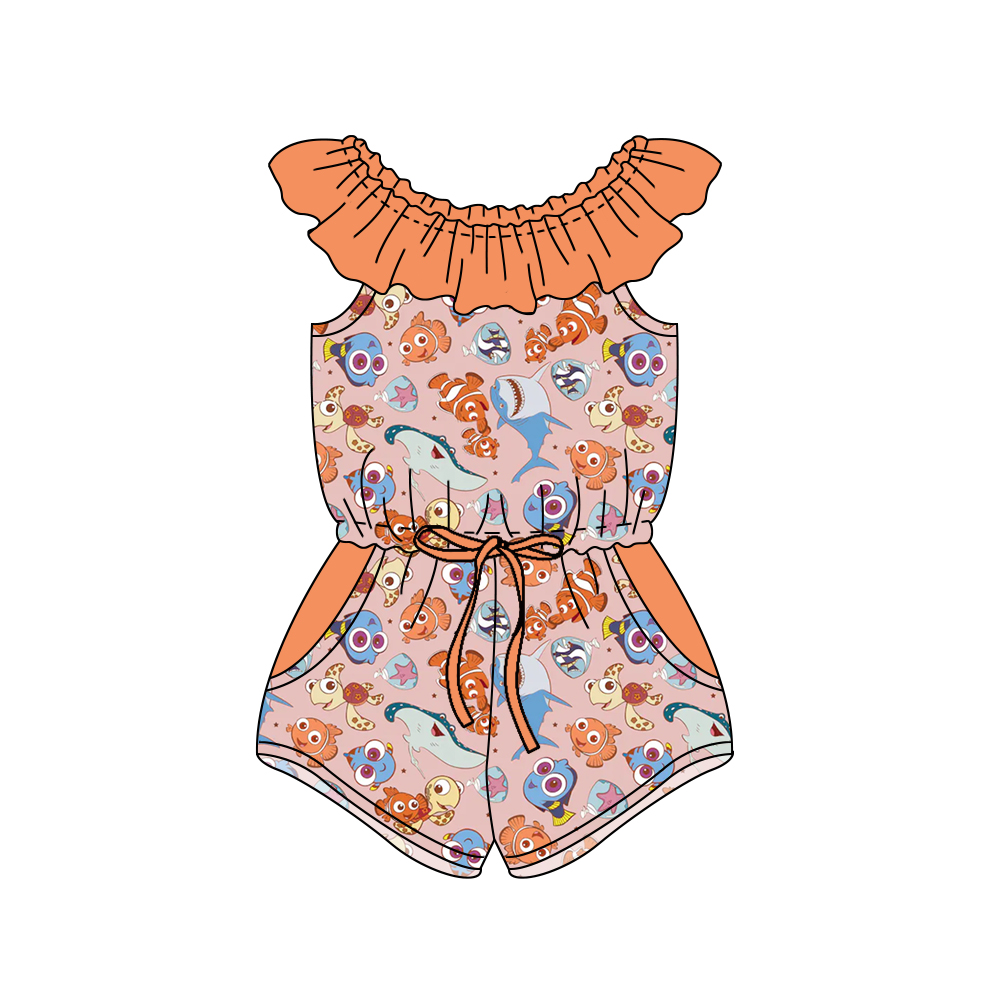 SR1539 fish girl romper 202403 preorder