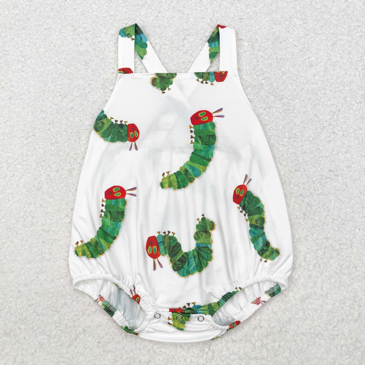 SR1608 butterfly caterpillar girl boy romper 202410 RTS