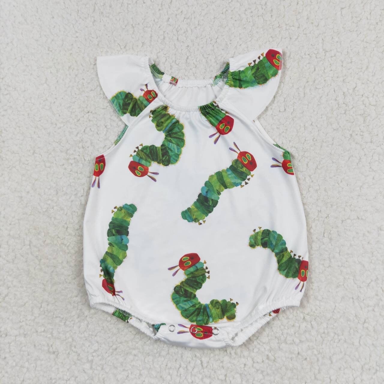 SR1610 butterfly caterpillar girl romper 202405 rts