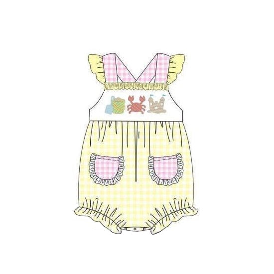 SR1636 crab girl romper 202403 preorder