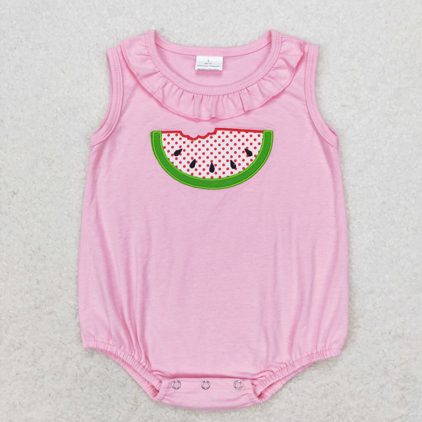 SR1649 embroidery watermelon girl  turtle 202406 RTS