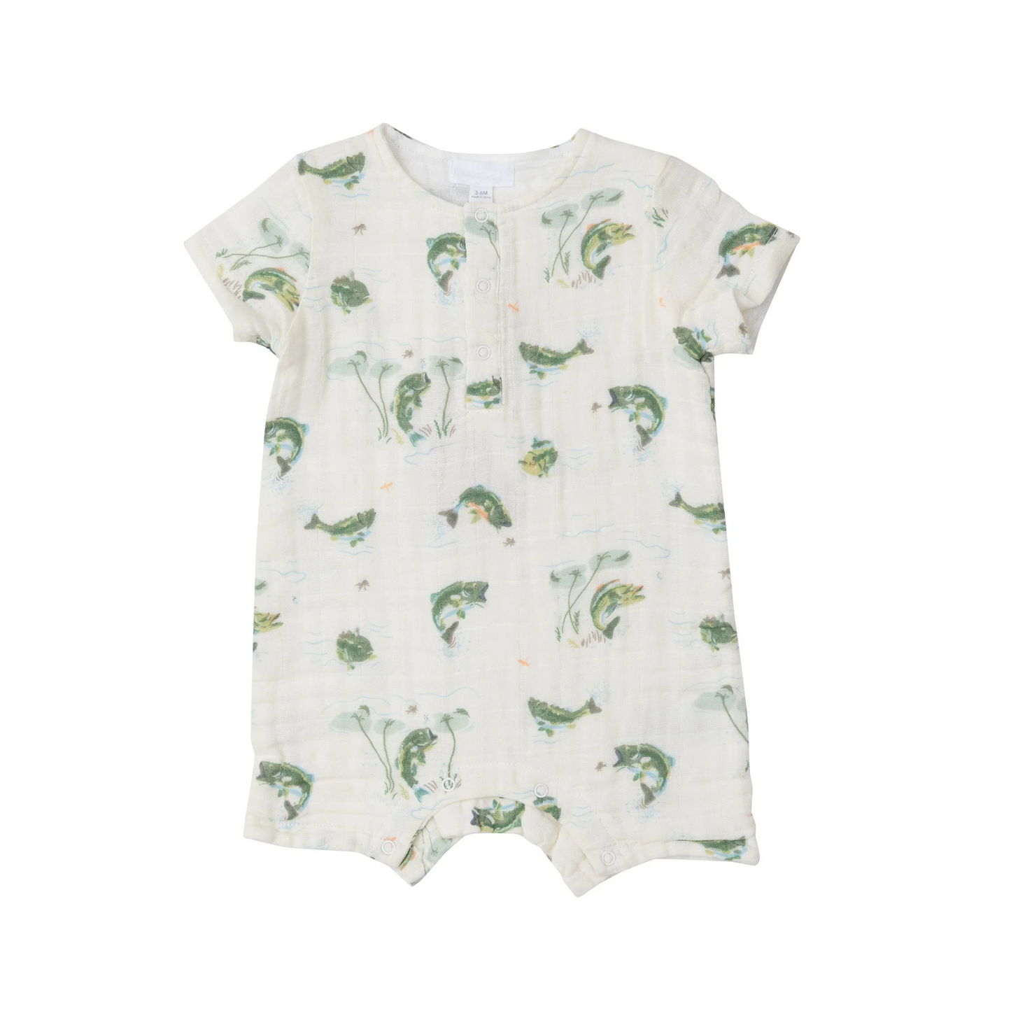 SR1722 fish western boy romper 202404 preorder
