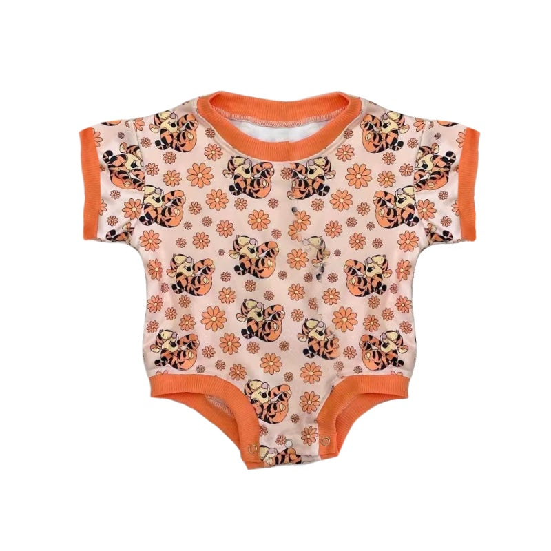 SR1761 western tiger boy romper 202404 preorder
