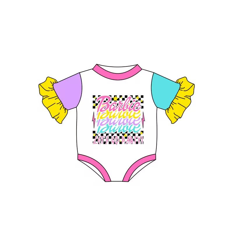 SR1877 western barbie girl romper 202405 preorder
