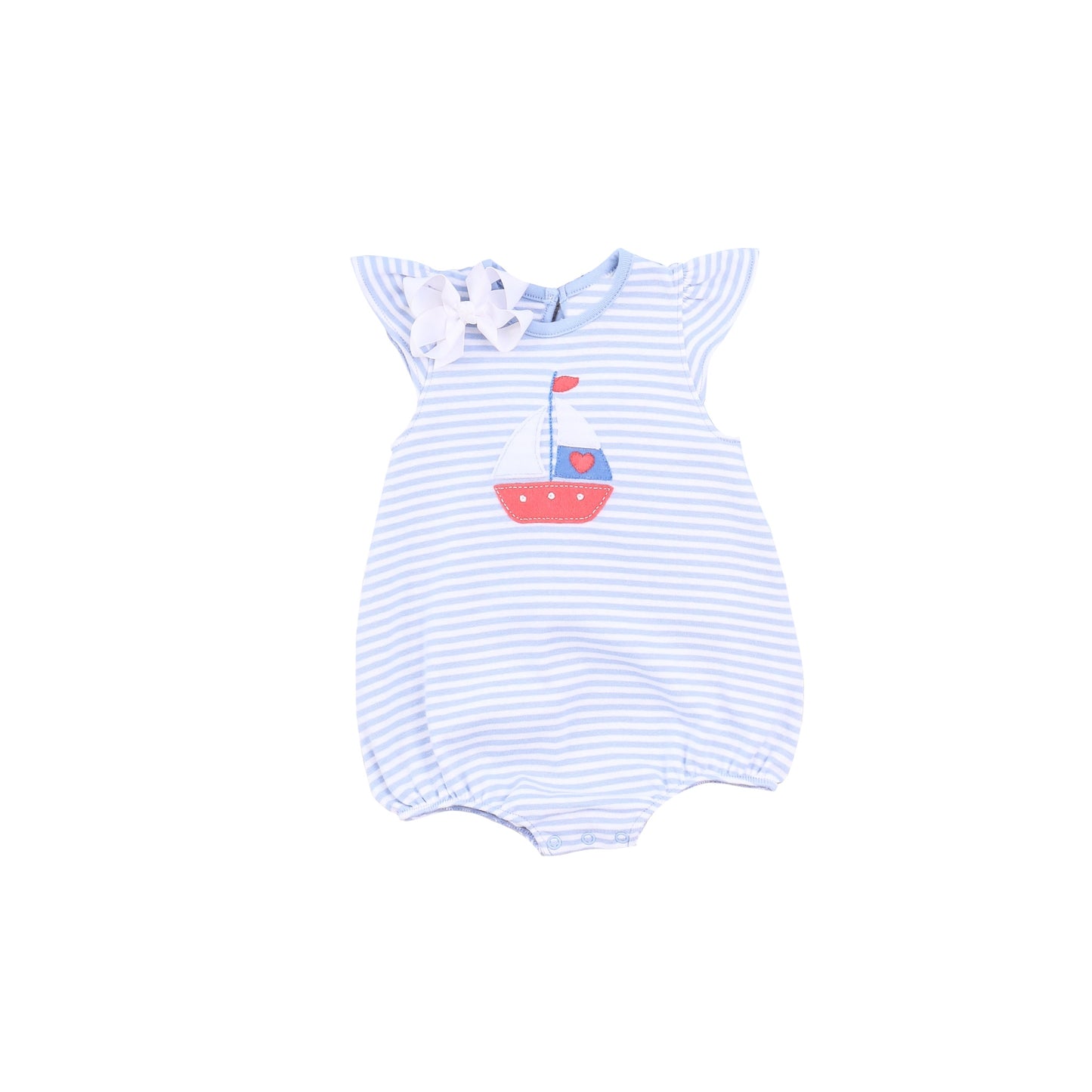 SR1882 sailboat girl romper 202405 preorder