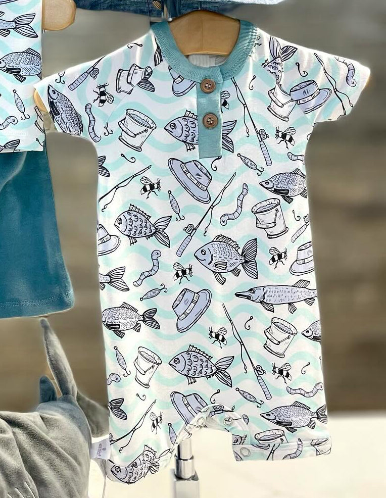 SR1888 fish boy romper 202405 preorder