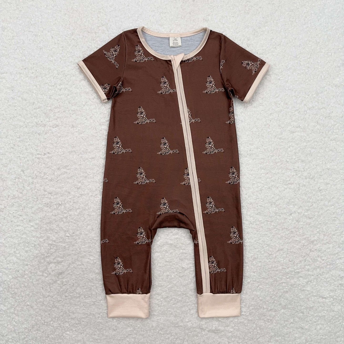 SR1898 bamboo duck wild goose girl romper 202408 RTS