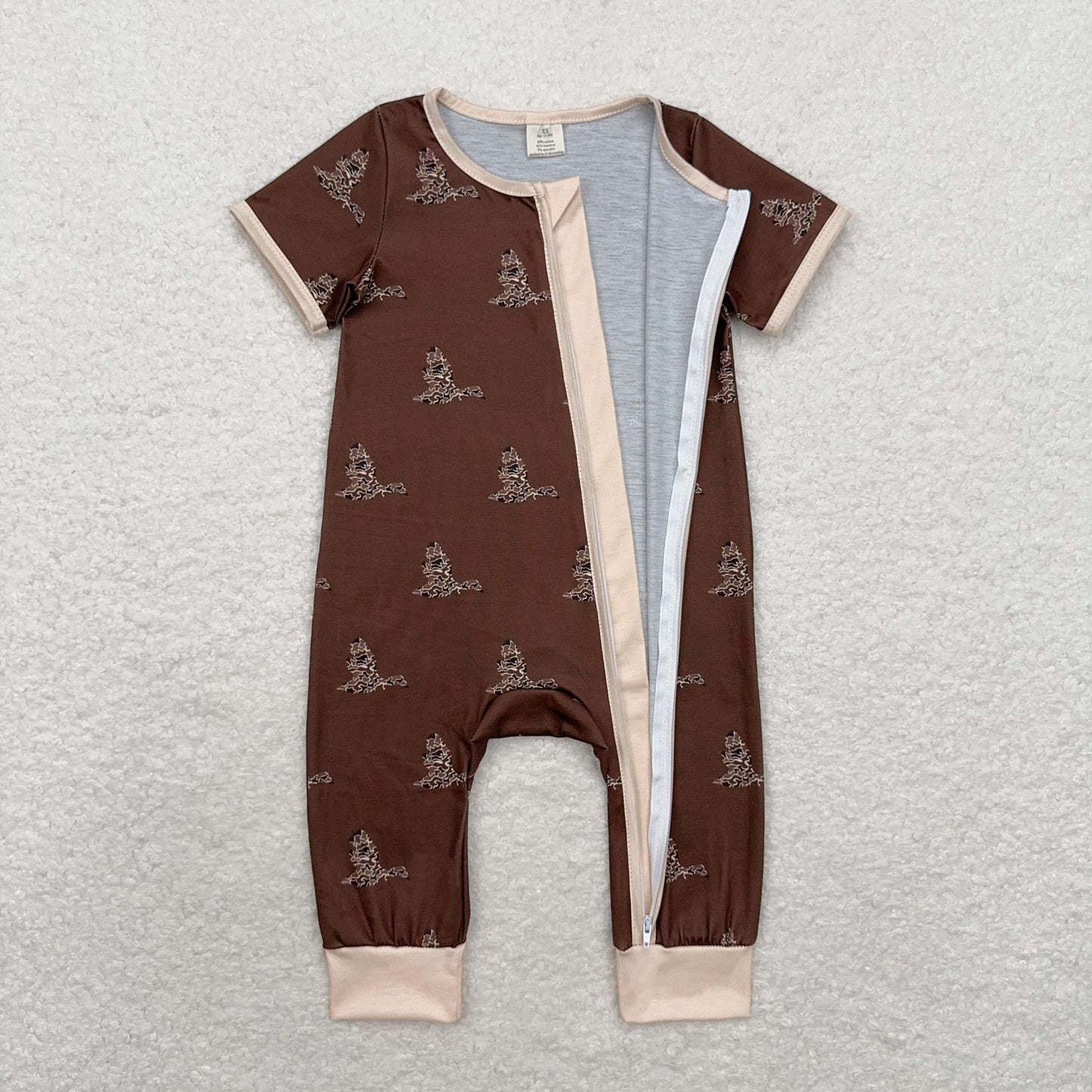 SR1898 bamboo duck wild goose girl romper 202408 RTS