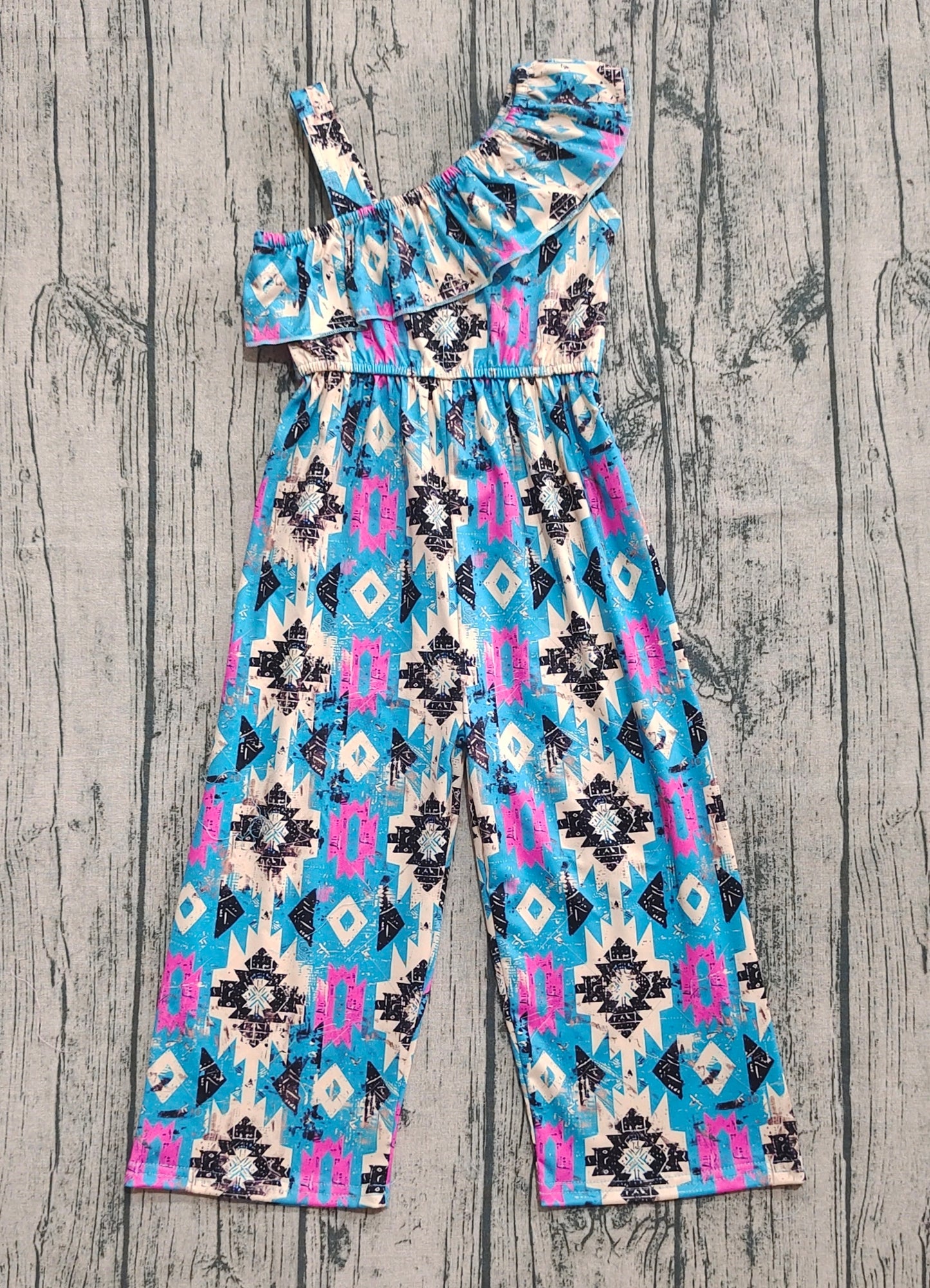 SR1977 preorder western short sleeve girl jumpsuit overall 202506