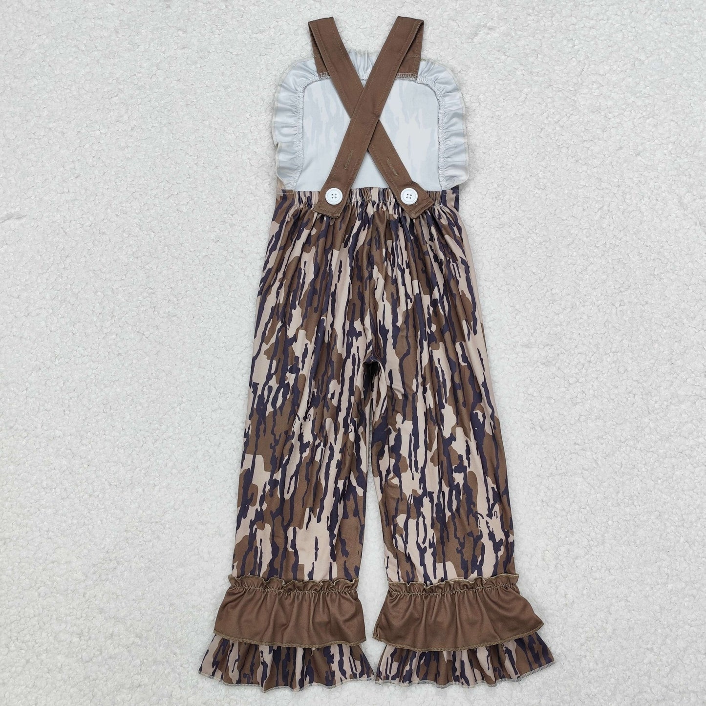 SR1989 camo short sleeve girl jumpsuit overall 202411 RTS