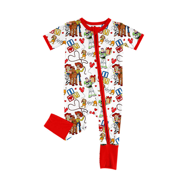 SR2078 Saint Valentine's Day toy story love girl romper 202410 preorder sibling
