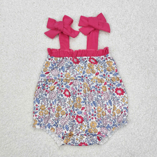 SR2277 flowers  girl romper 202412  sibling rts