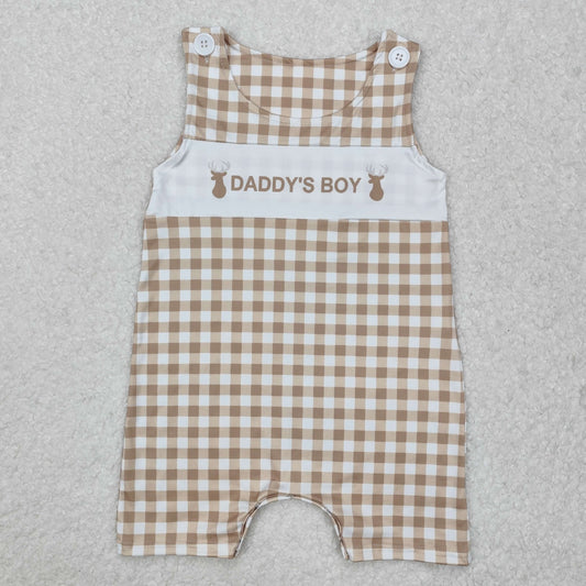 SR2299 Daddy‘s boy girl romper 202501 RTS sibling