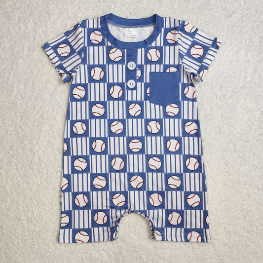 SR2313 baseball boy  romper  202502 RTS