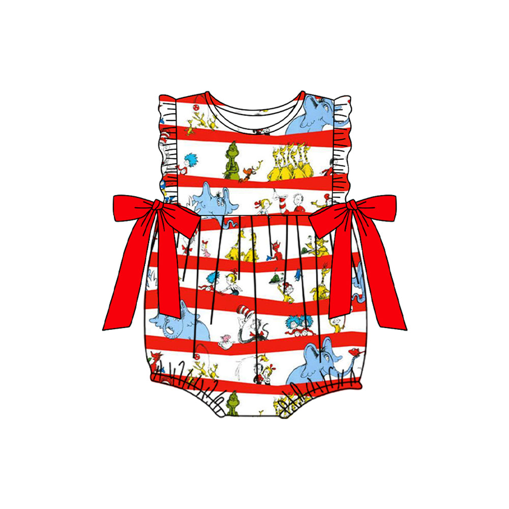 SR2363 hat cat DR Reading western girl romper 202501 preorder sibling