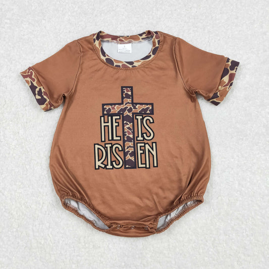 SR2374 western cross boy romper 202502 RTS sibling