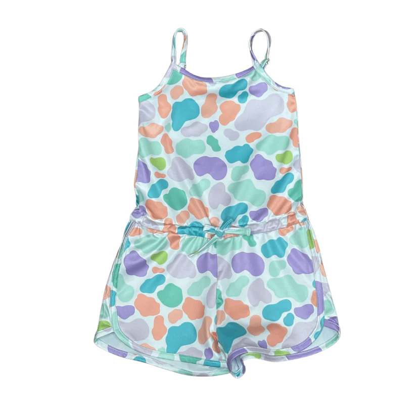 SR2465 colorful camo girl jumpsuit 202412 preorder