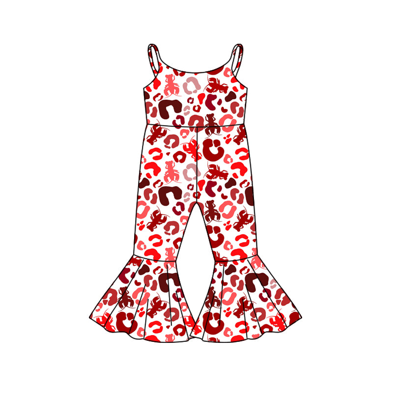 SR2576 preorder cray fish short sleeve girl jumpsuit overall 202412