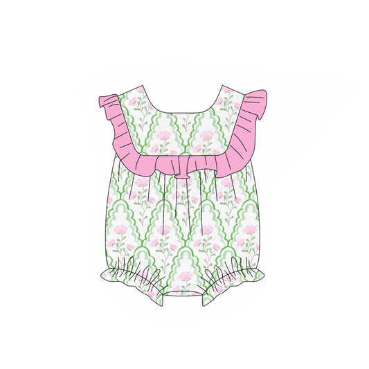 SR2655 flowers girl romper 202501 preorder sibling