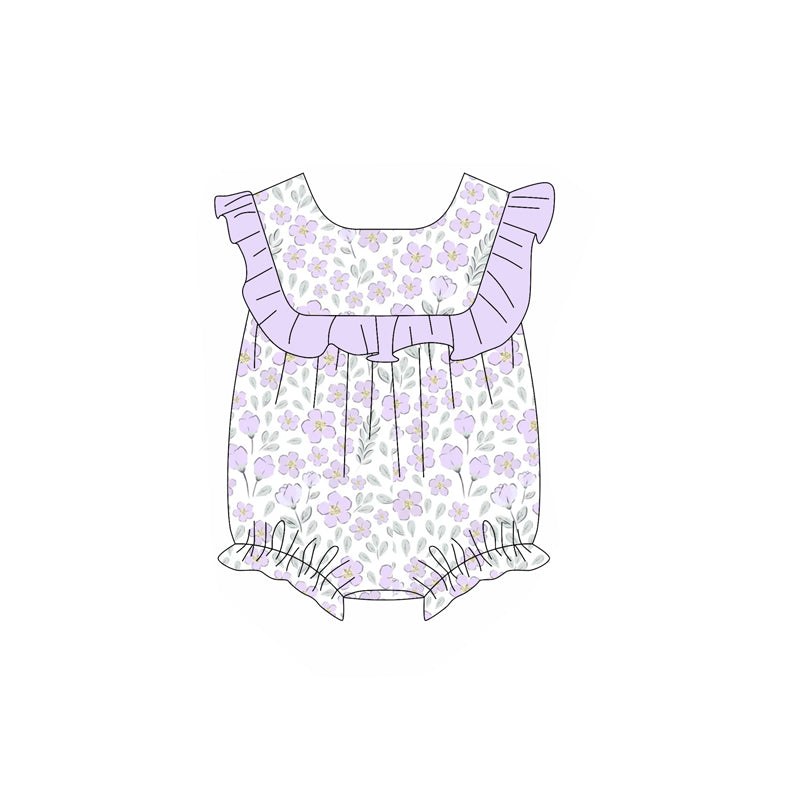 SR2666 flowers western girl summer romper 202501 preorder