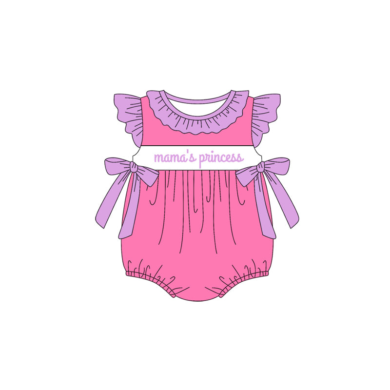 SR2673 mama's princess western girl summer romper 202501 preorder