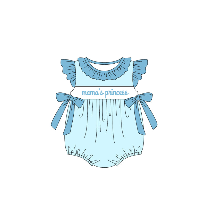 SR2674 mama's princess western girl summer romper 202501 preorder