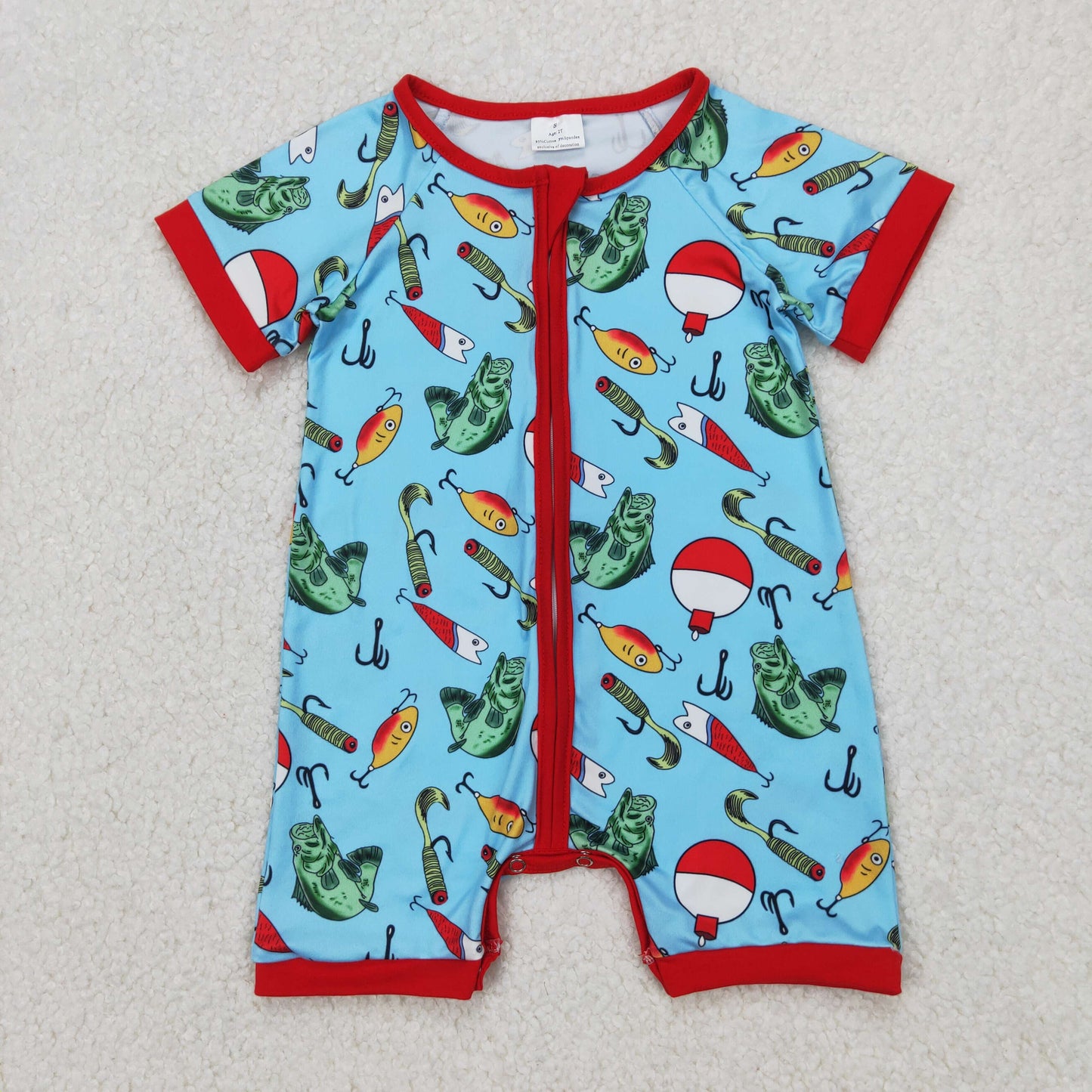 SR2707 RTS  fish bow boy romper 202504