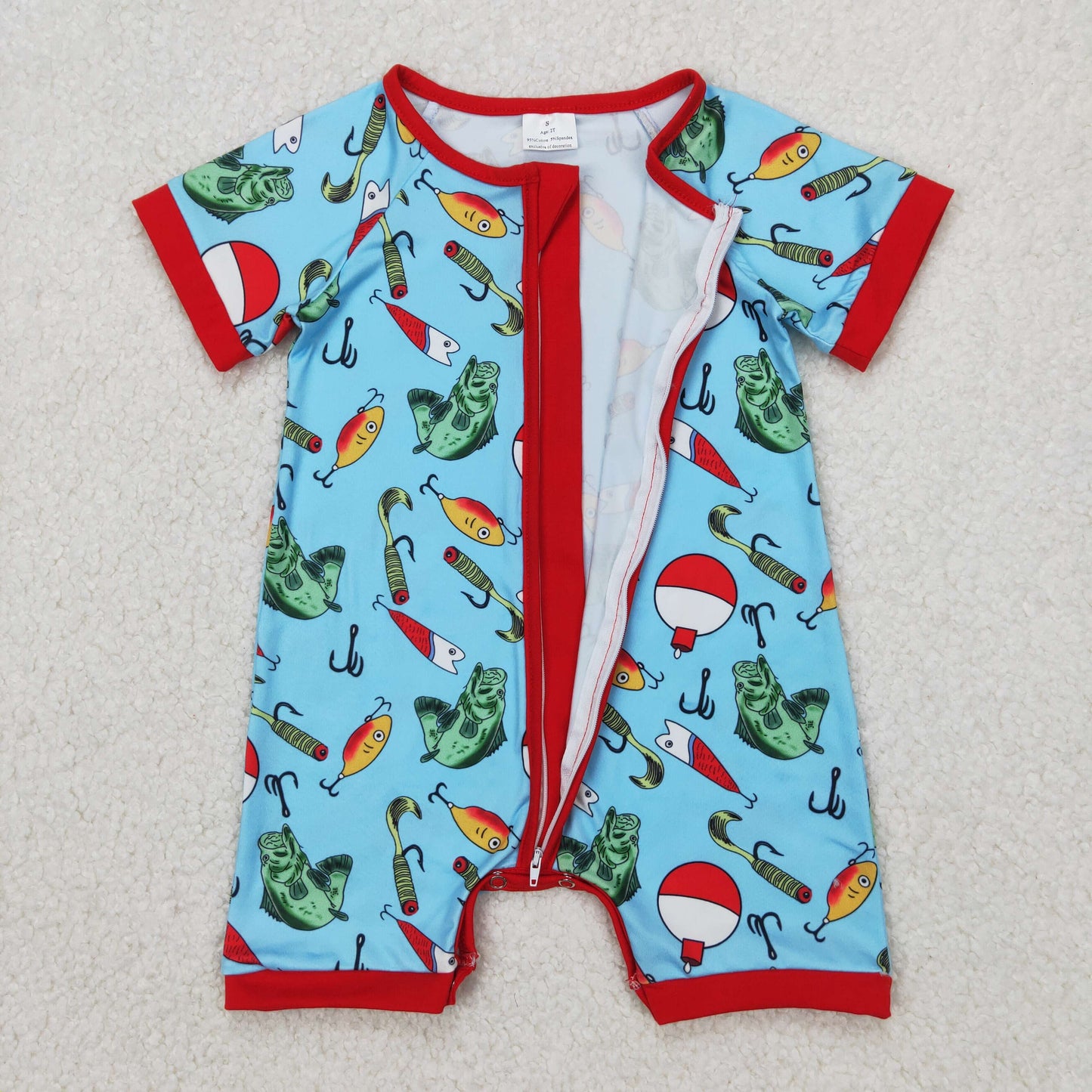 SR2707 RTS  fish bow boy romper 202504