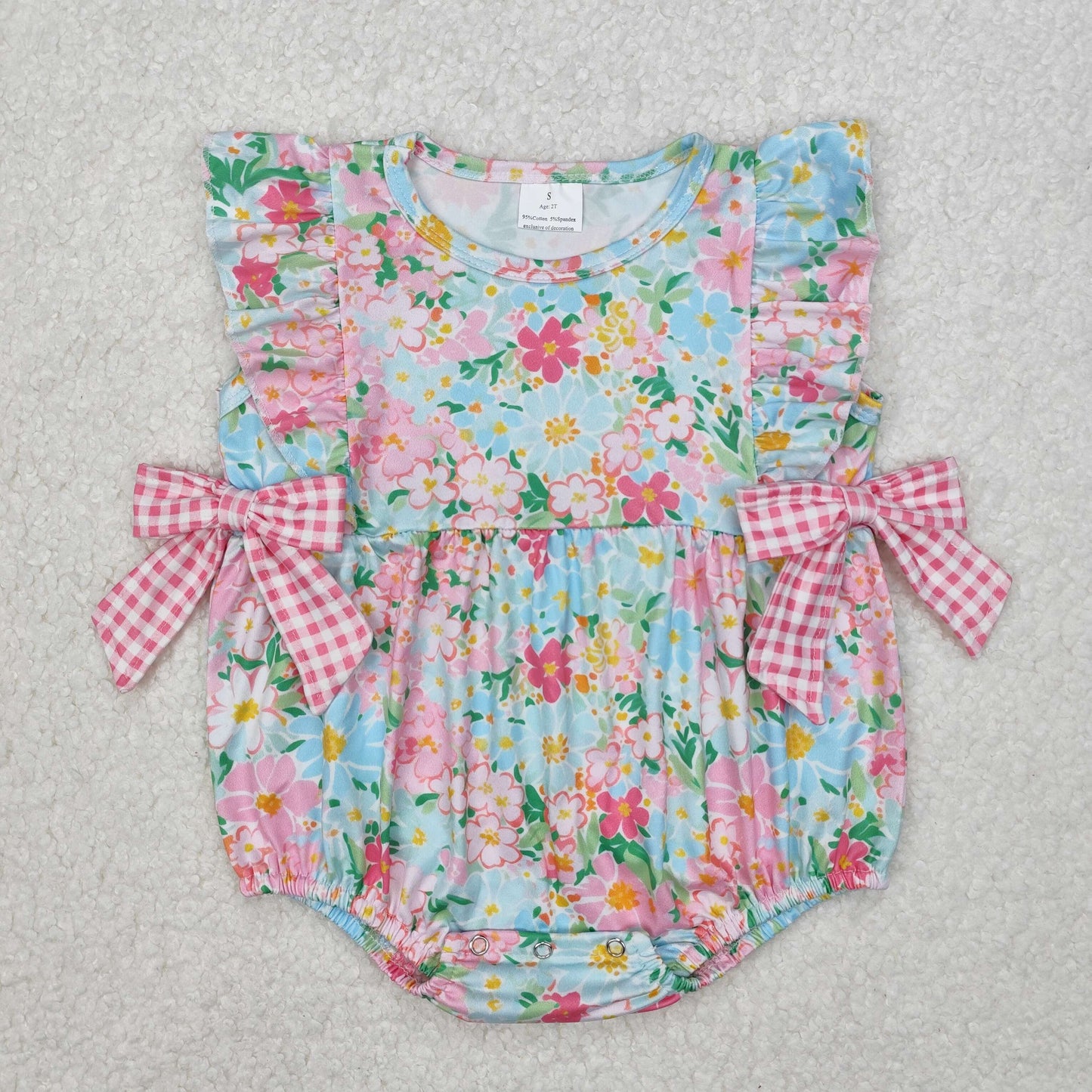 SR2719  flowers girl romper 202503 RTS