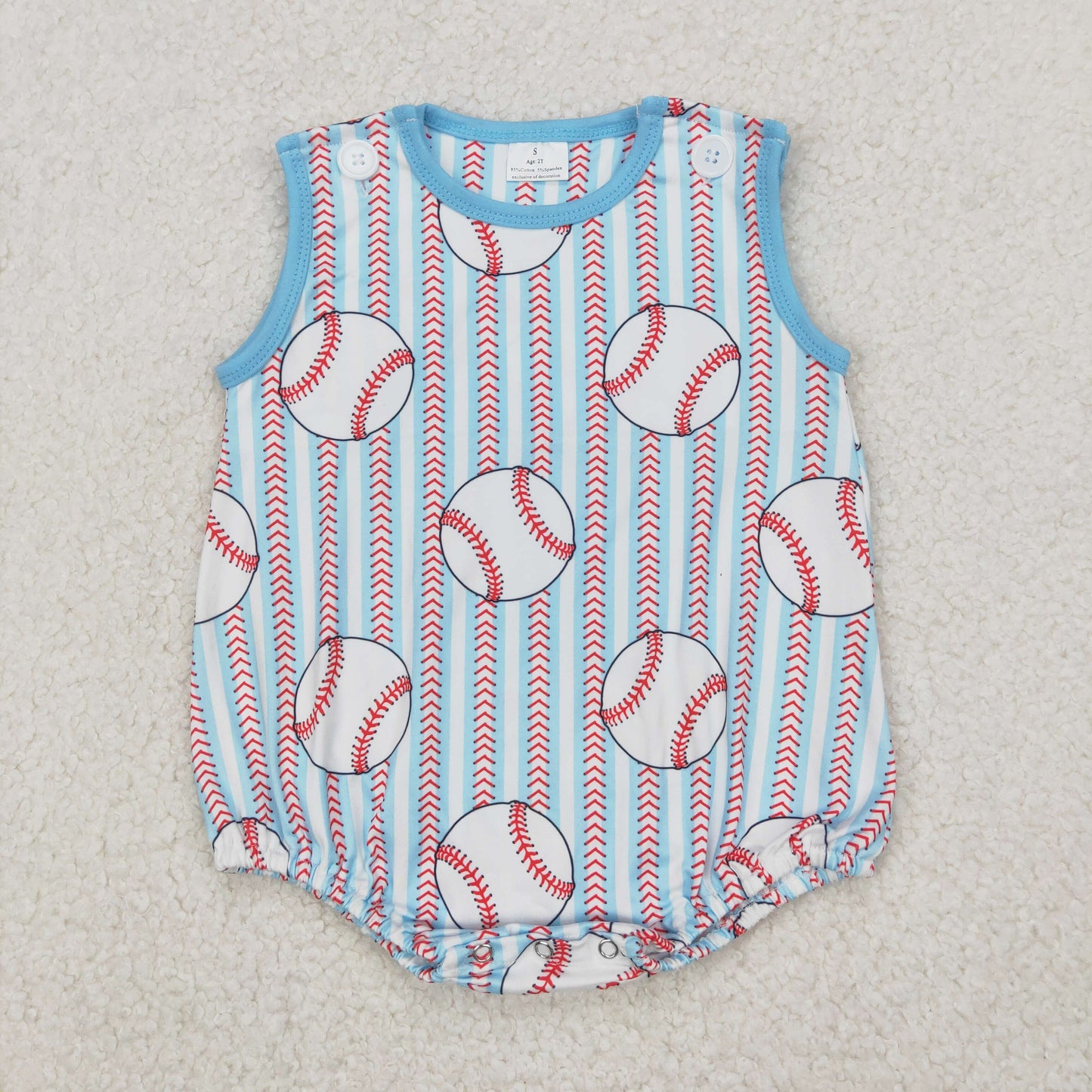 SR2743 western softball girl summer romper 202504 RTS