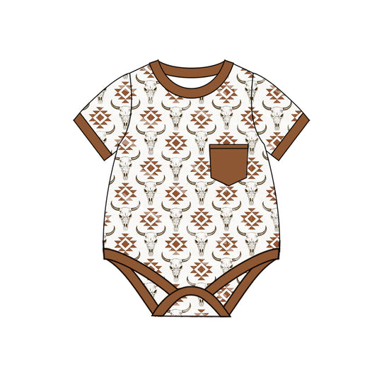 SR2744  preorder cow horse boy romper 202502