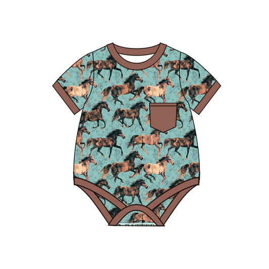 SR2746  preorder horse boy romper 202502