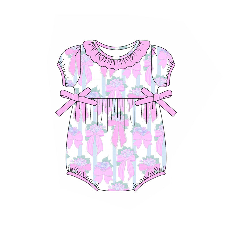 SR2759 bow preorder girl romper 202502