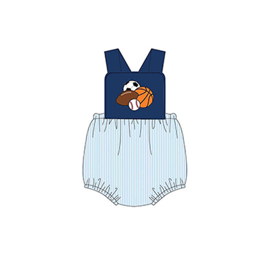 SR2769  football basketball preorder boy romper 202502