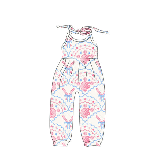 SR2812 baseball girl jumpsuit overall 202502 preorder