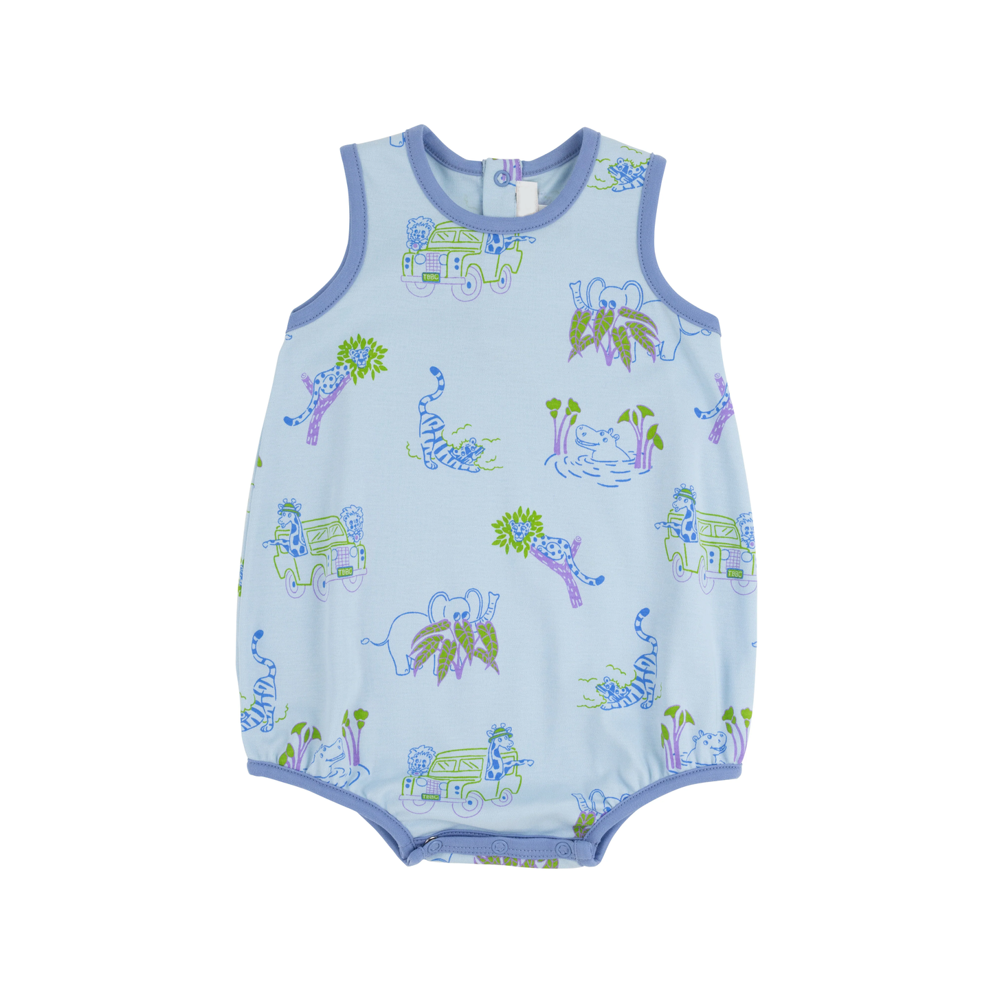 SR2819 tiger animal western girl summer romper 202502 preorder