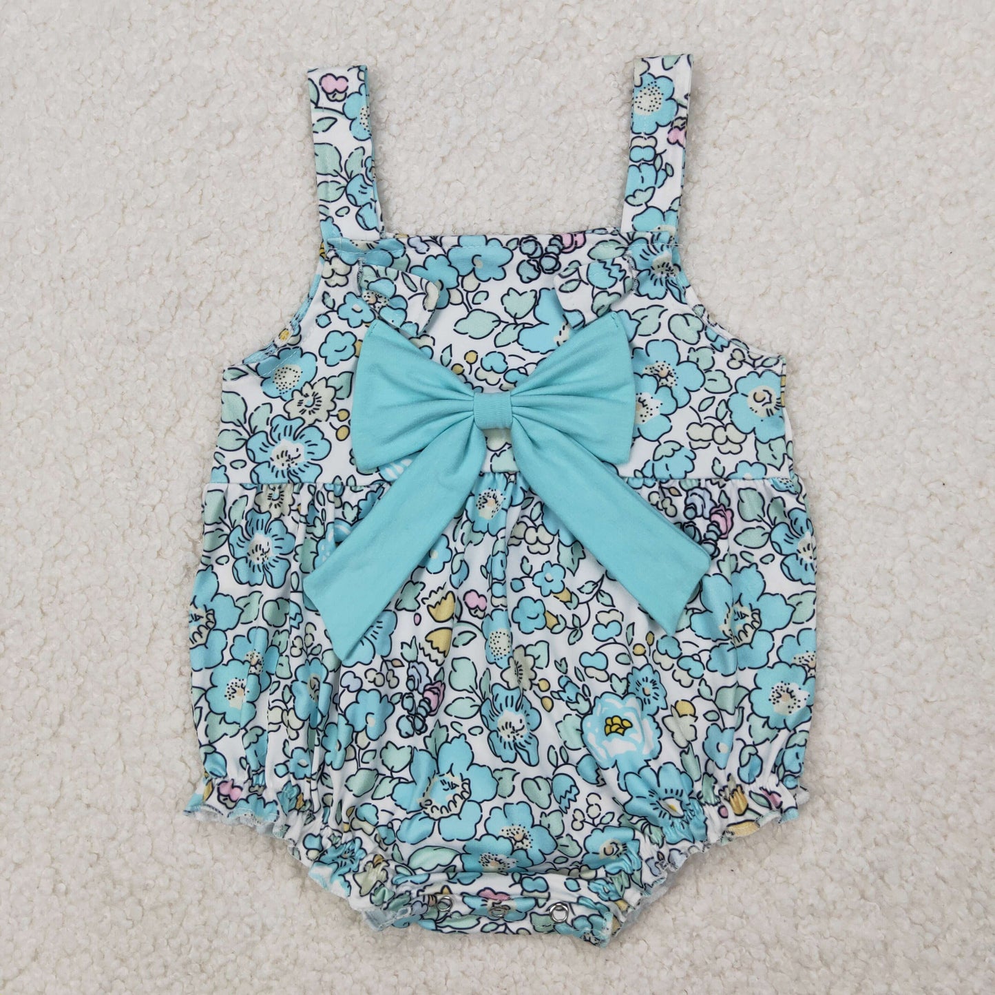 SR2829 RTS bow flowers girl romper 202503