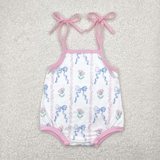SR2858 bow western girl summer romper 202505 RTS