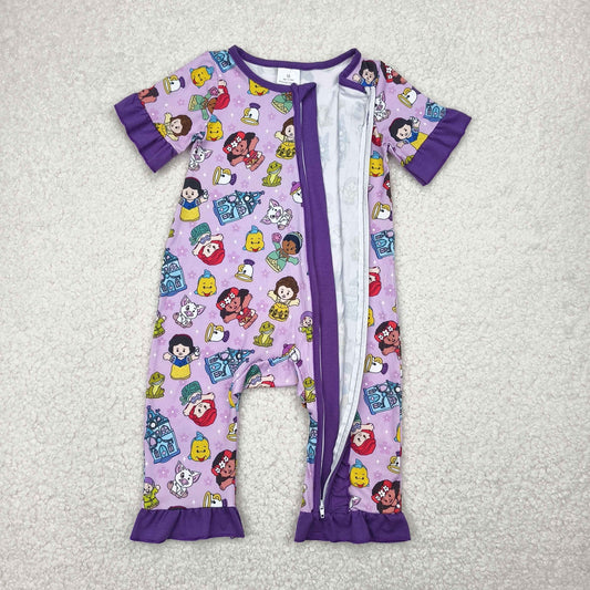 SR2870 CARTOON Princess girl romper 202504 RTS