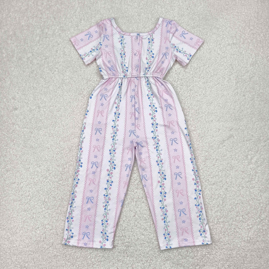 SR2941 BOW  girl jumpsuit 202504 RTS