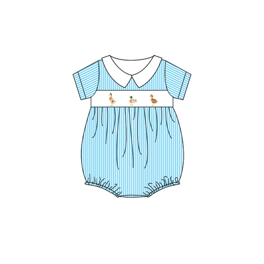 SR2992 smocked duck girl romper 202503 preorders