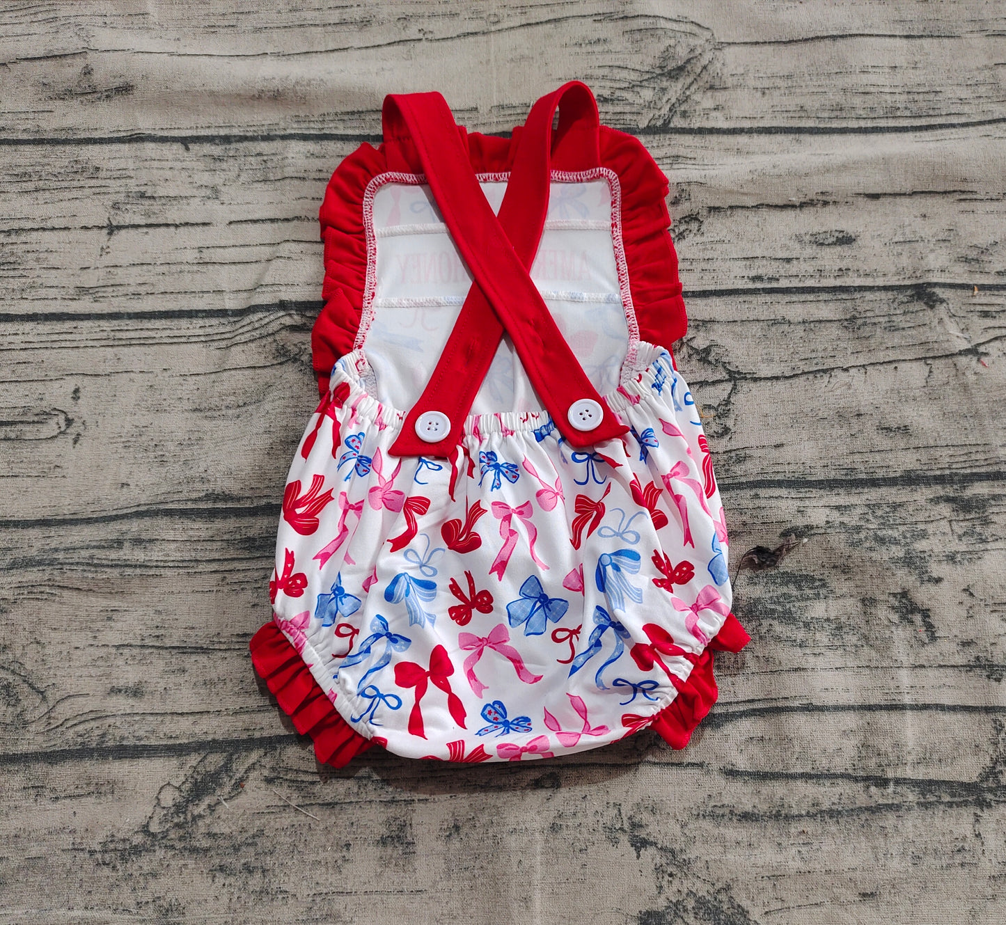 SR3048 American Honey 4TH July girl summer romper 202504 preorder