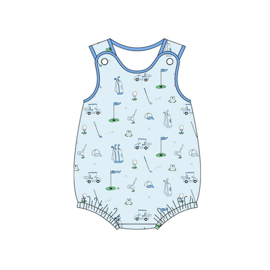 SR3075 golf boy summer romper 202504  preorder