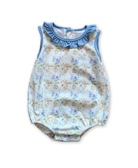 SR3169 flowers boy summer romper 202506 preorder