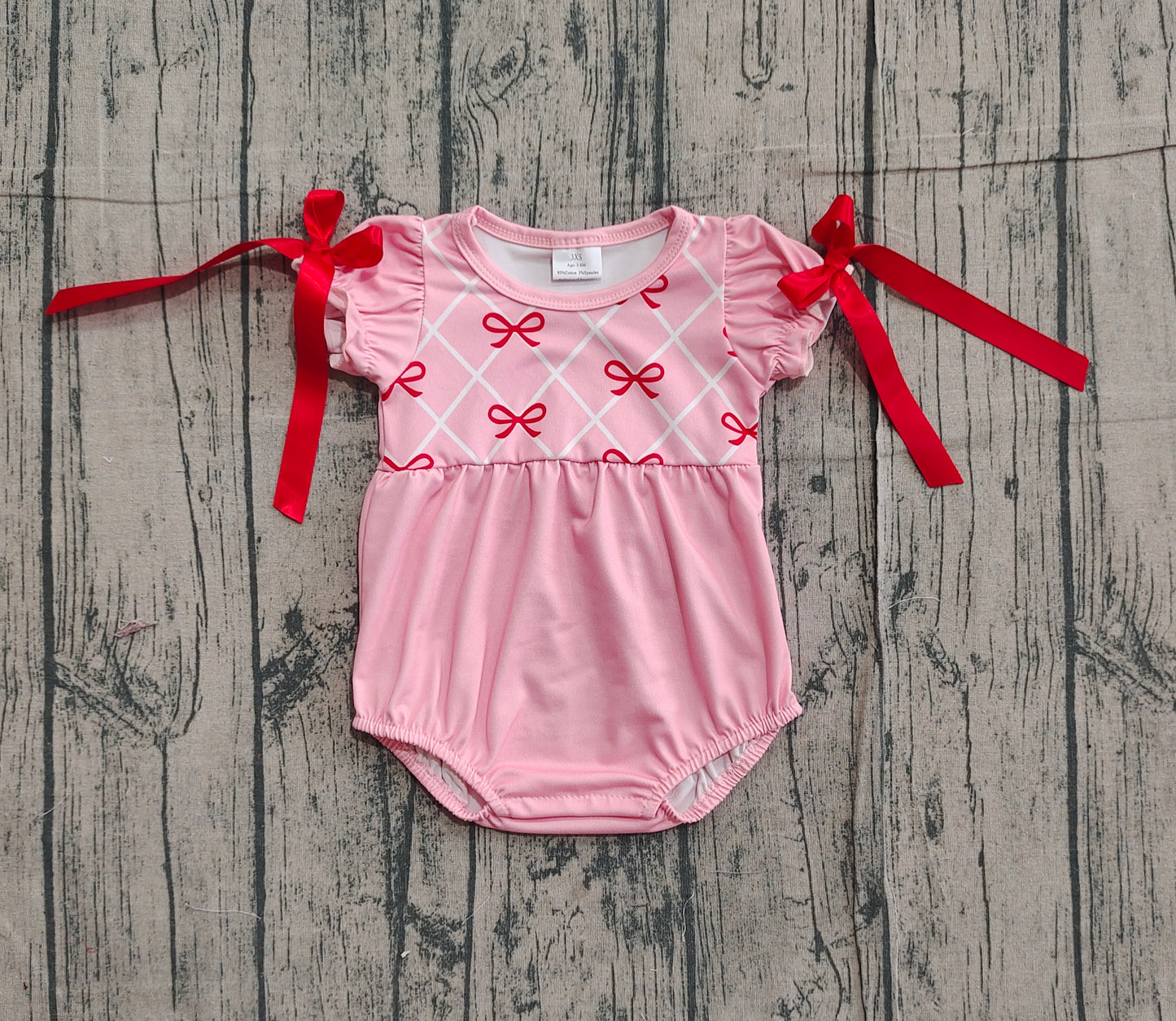 SR3285 bow girl romper 202511 preorder