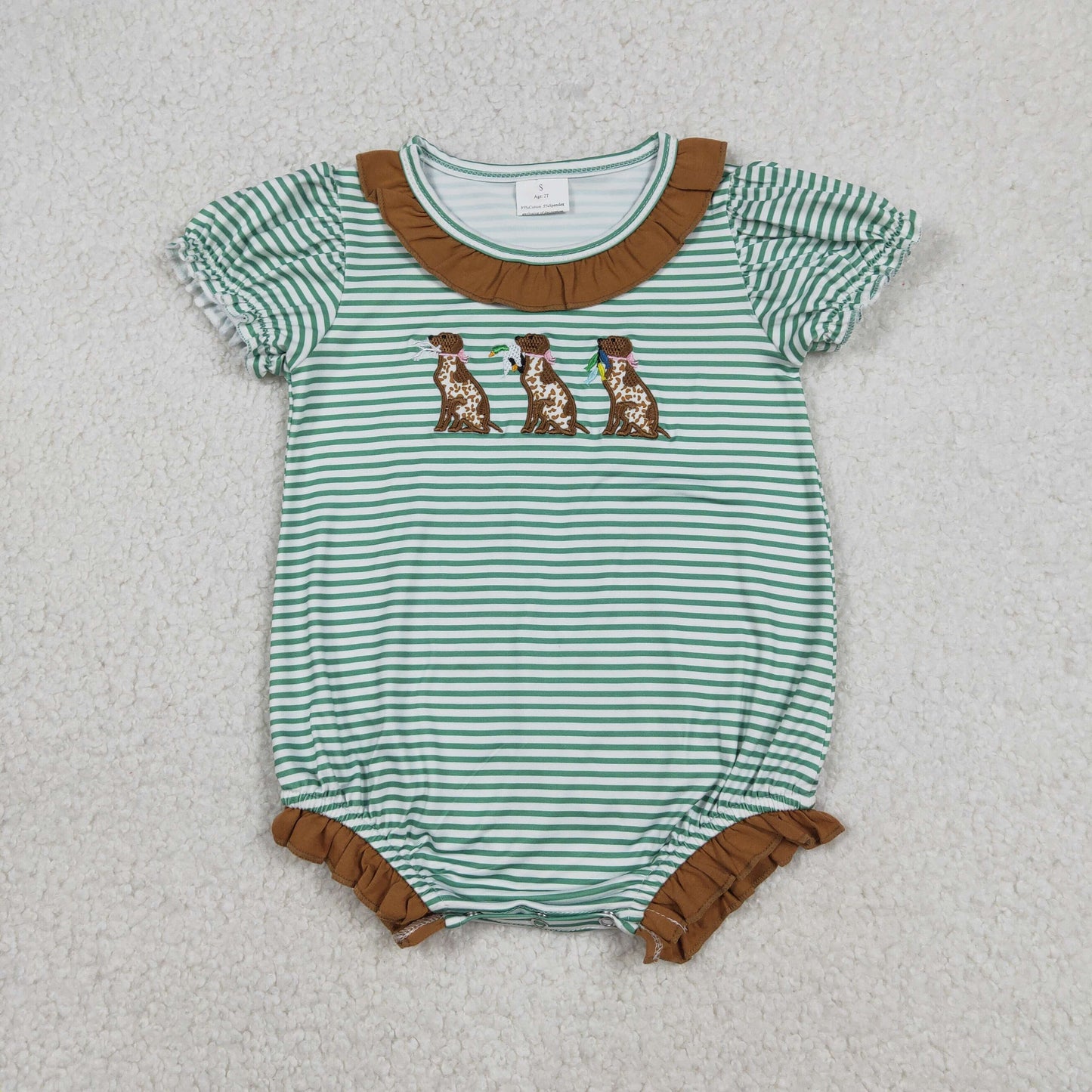 SR3404 dog GIRL romper 202512 RTS