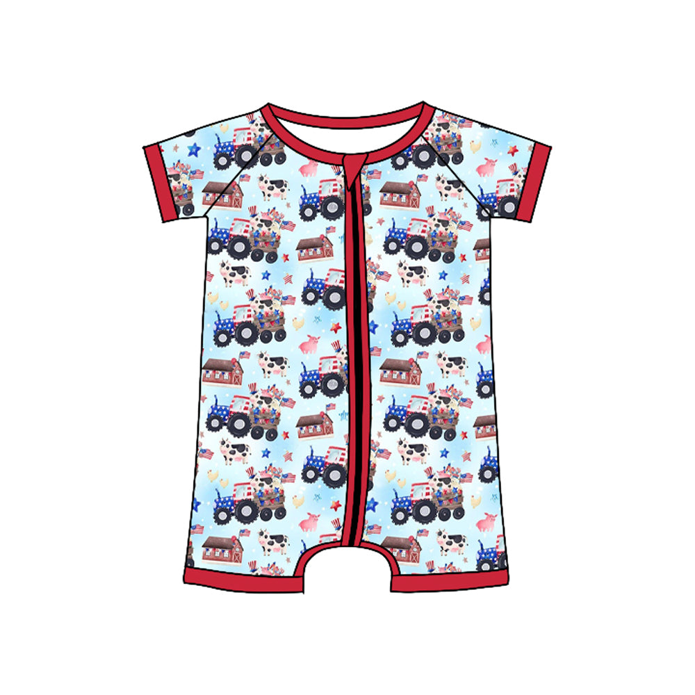 SR3496 cow GIRL romper 202511 preorder