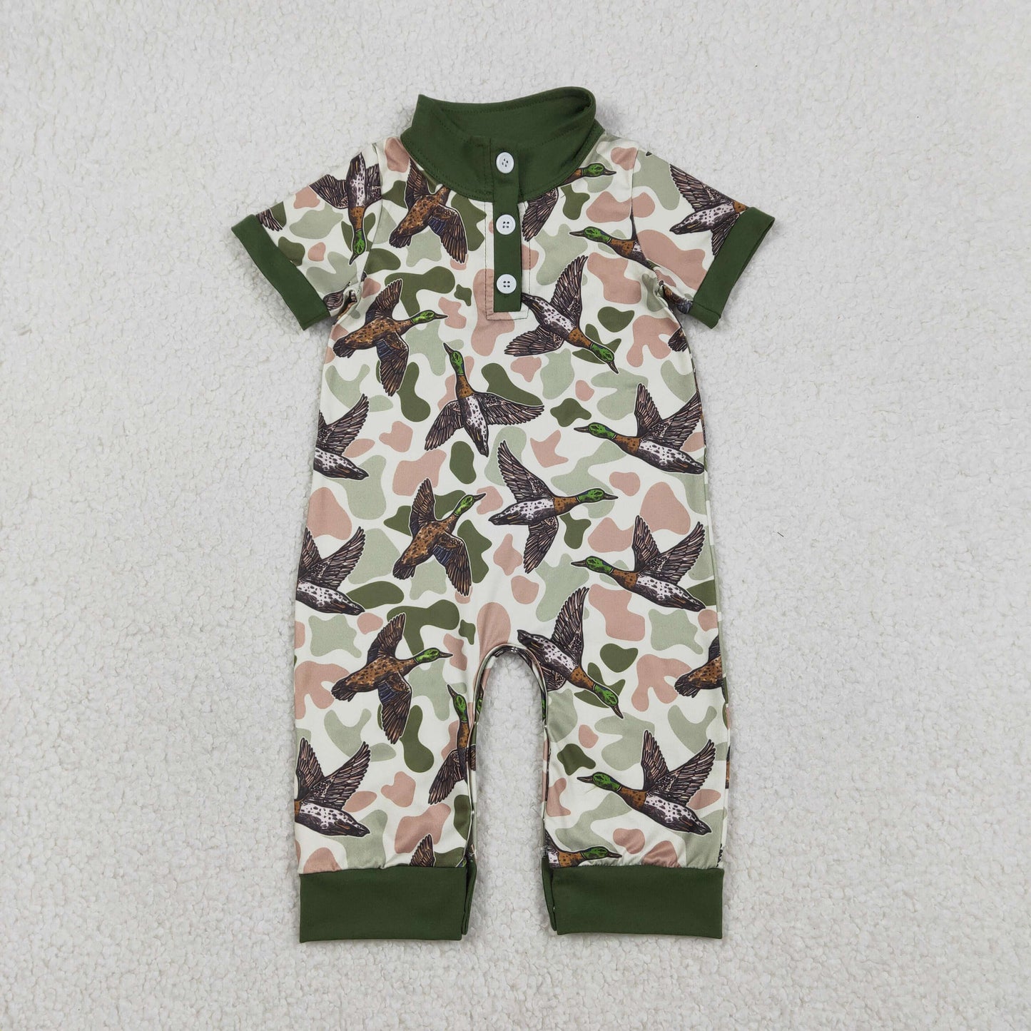 SR3634 DUCK camo girl summer romper 202601 RTS