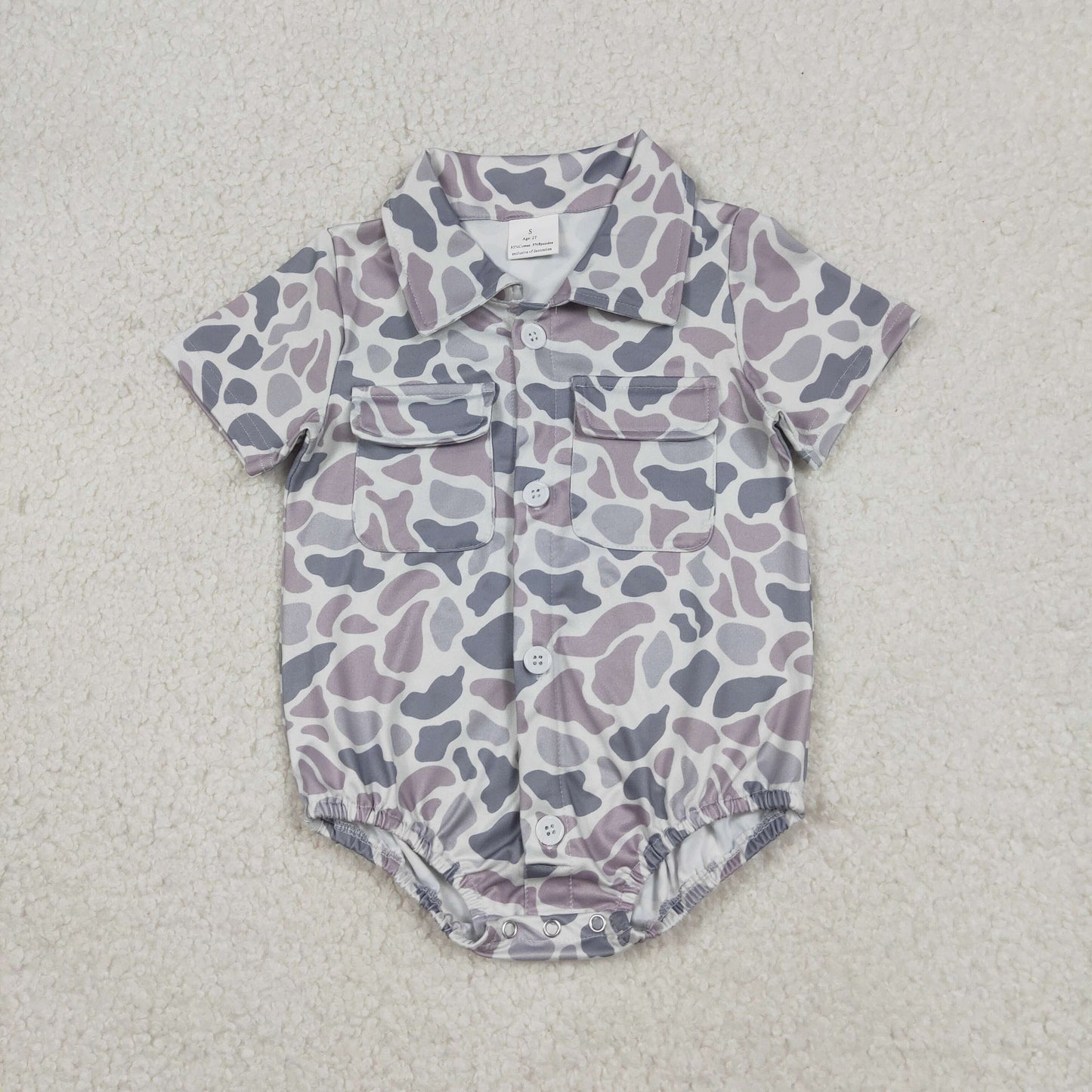SR3654 camo boy romper 202512 RTS