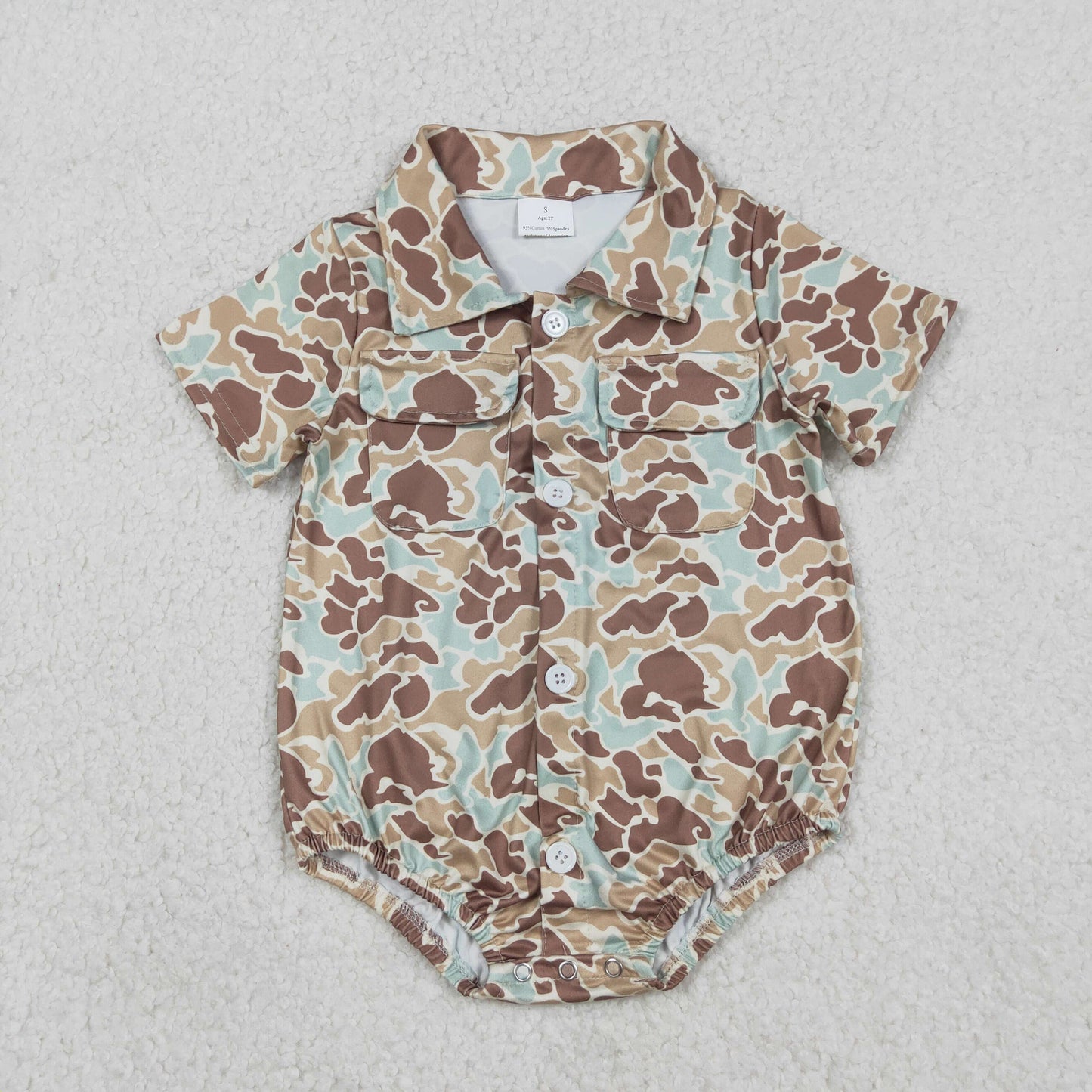 SR3655 camo boy romper 202512 RTS
